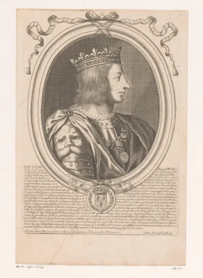 Portret van Lodewijk XII, koning van Frankrijk
