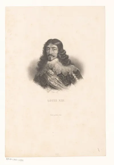 Portret van Lodewijk XIII, koning van Frankrijk