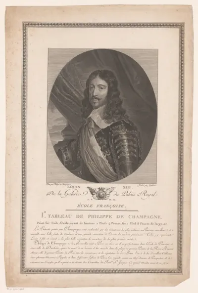 Portret van Lodewijk XIII, koning van Frankrijk