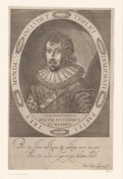 Portret van Lodewijk XIII van Frankrijk