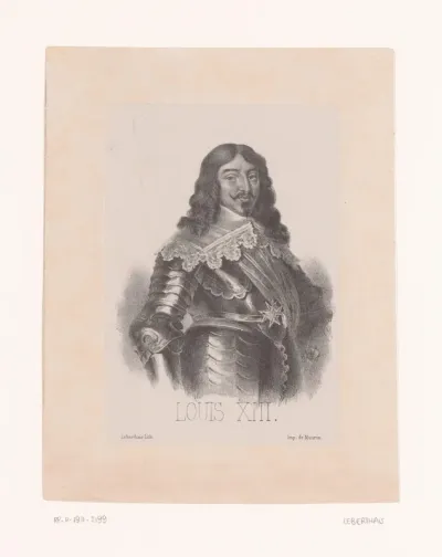 Portret van Lodewijk XIII van Frankrijk