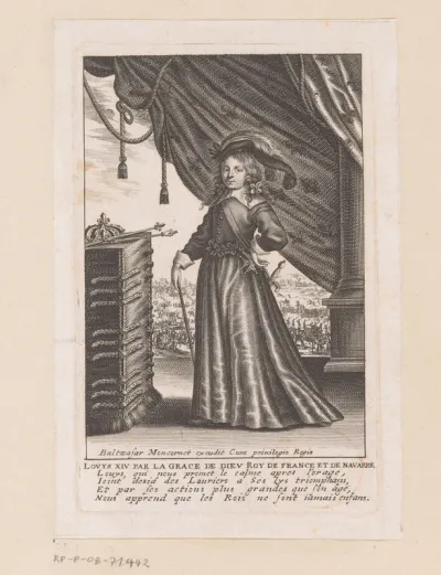 Portret van Lodewijk XIV als kind