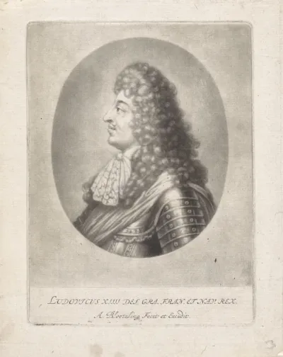 Portret van Lodewijk XIV, koning van Frankrijk