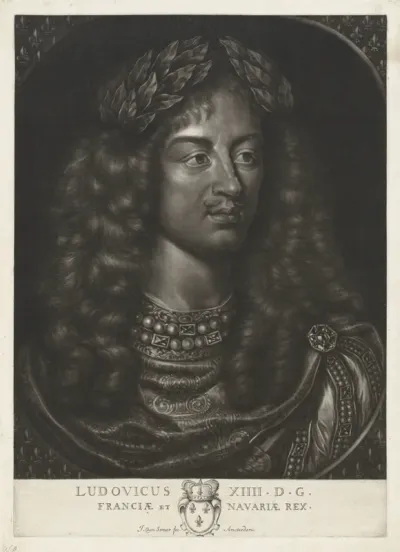 Portret van Lodewijk XIV, koning van Frankrijk