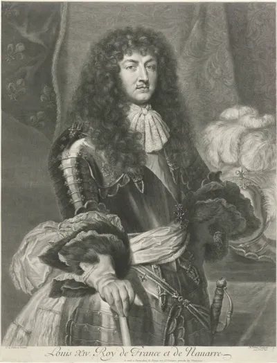Portret van Lodewijk XIV, koning van Frankrijk en Navarra