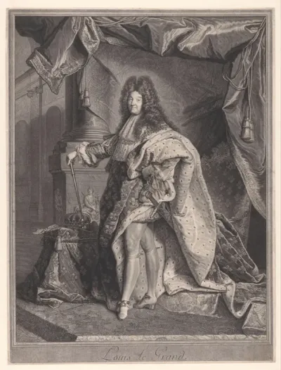 Portret van Lodewijk XIV van Frankrijk