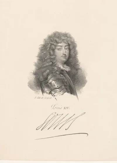 Portret van Lodewijk XIV van Frankrijk