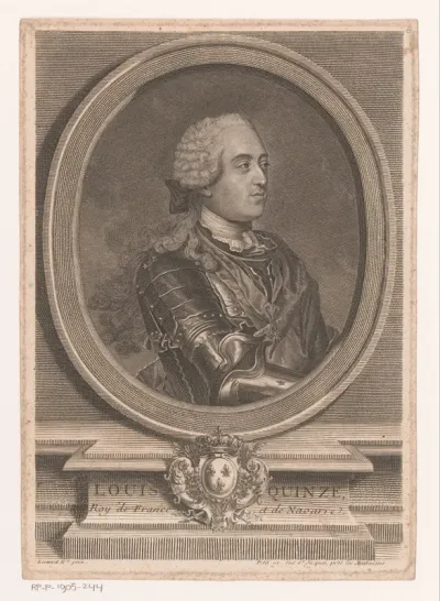 Portret van Lodewijk XV