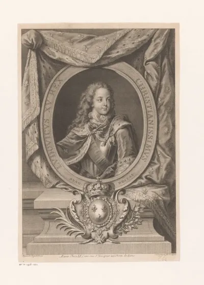 Portret van Lodewijk XV, koning van Franrijk