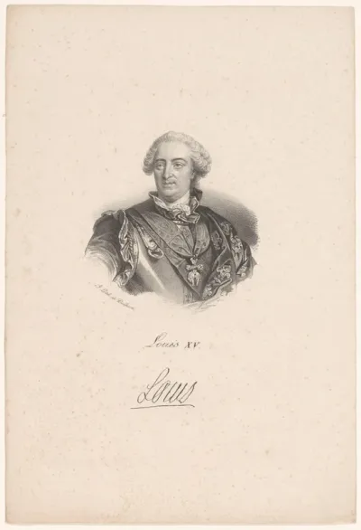 Portret van Lodewijk XV van Frankrijk