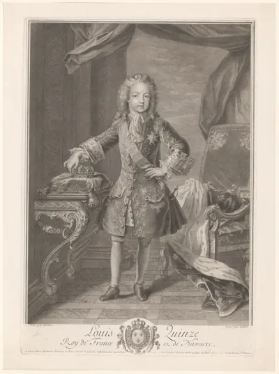 Portret van Lodewijk XV