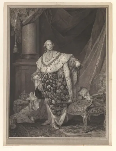 Portret van Lodewijk XVI, koning van Frankrijk