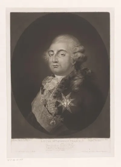 Portret van Lodewijk XVI, koning van Frankrijk