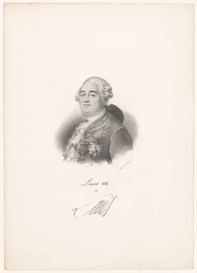 Portret van Lodewijk XVI van Frankrijk
