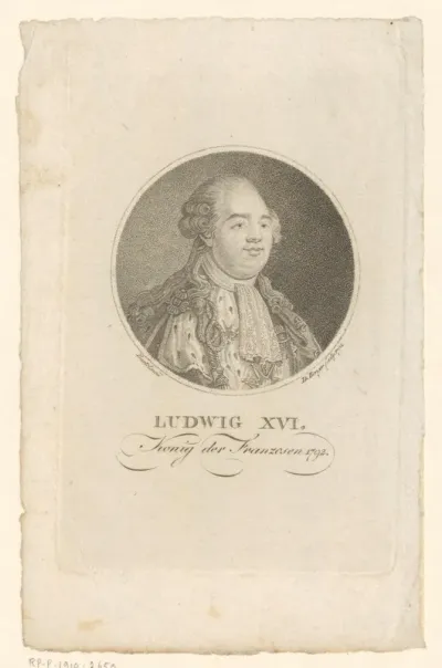 Portret van Lodewijk XVI van Frankrijk