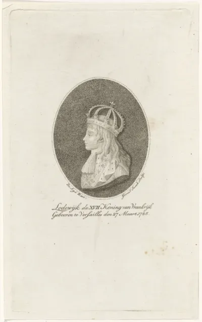 Portret van Lodewijk XVII van Frankrijk