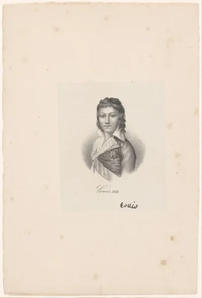 Portret van Lodewijk XVII van Frankrijk