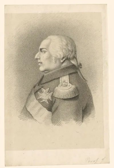 Portret van Lodewijk XVIII van Frankrijk