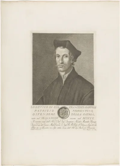 Portret van Lodovico Martelli