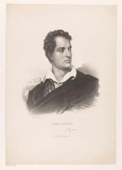 Portret van Lord Byron