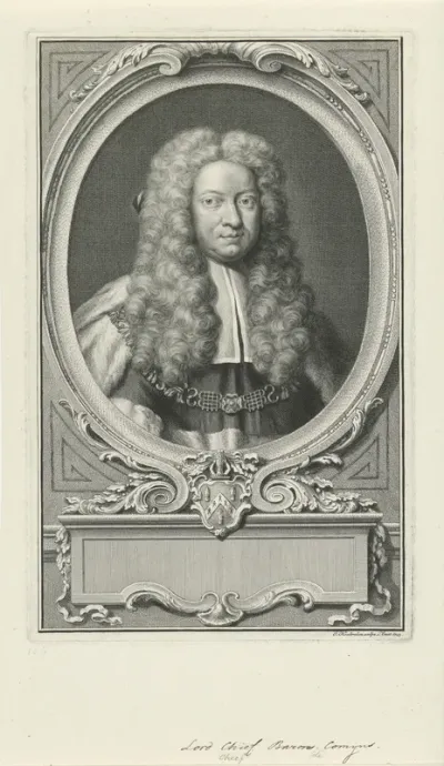 Portret van Lord Chief Baron Comyn