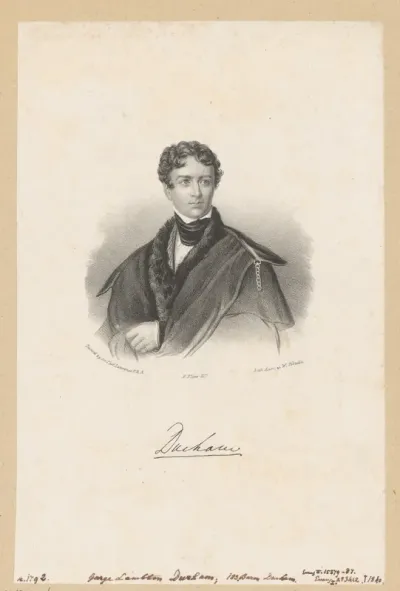 Portret van Lord Durham