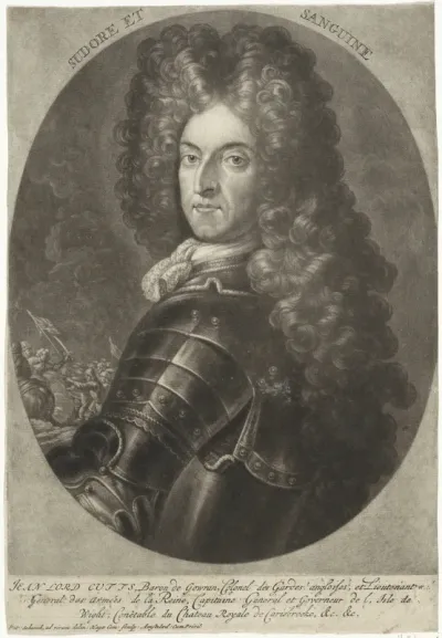 Portret van Lord John Cutts