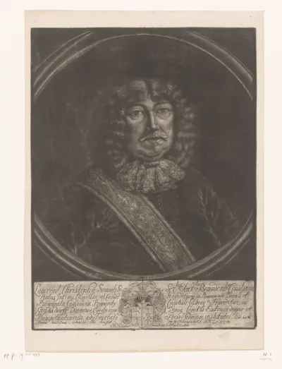 Portret van Lorenz Christoph von Somnitz