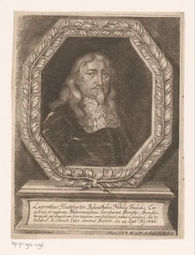 Portret van Lorenz Haßfurter
