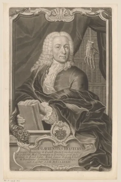 Portret van Lorenz Heister