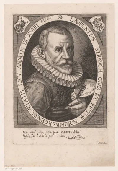 Portret van Lorenz Strauch