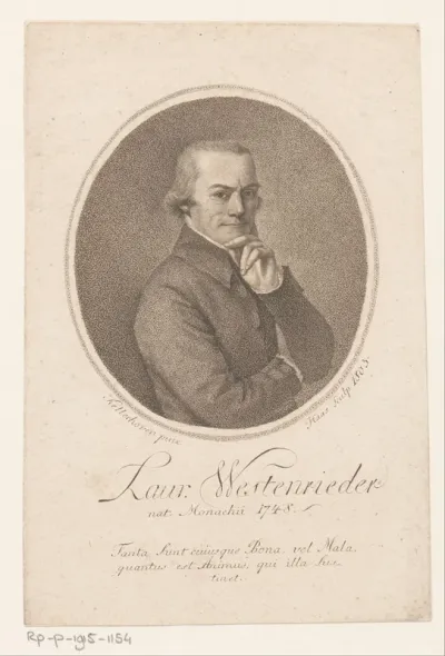 Portret van Lorenz Westenrieder