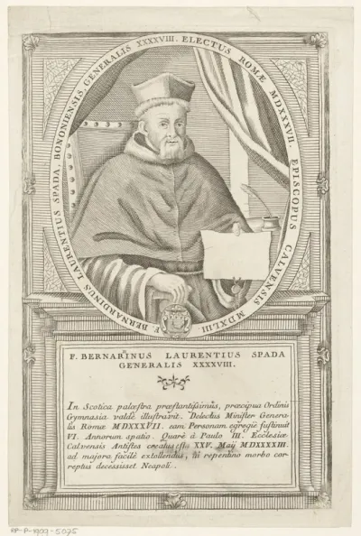 Portret van Lorenzo Spada, 48ste Minister Generaal van de franciscaner orde