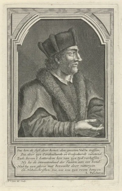 Portret van Lorenzo Valla