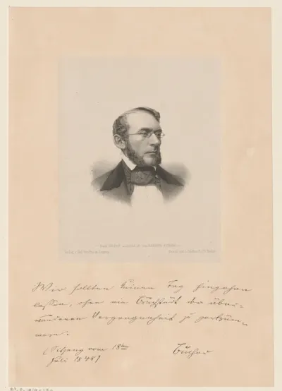 Portret van Lothar Bucher