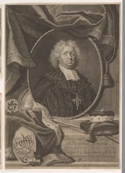 Portret van Lothar Franz, Reichsgraf von Schönberg, keurvorst en aartsbisschop van Mainz