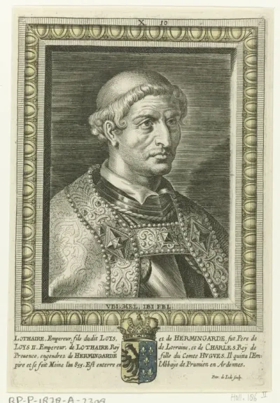 Portret van Lotharius I