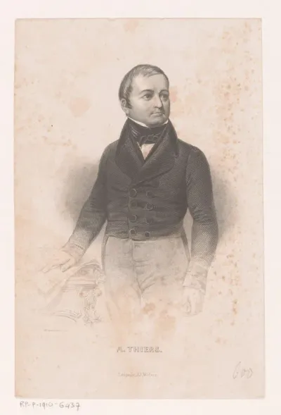 Portret van Louis-Adolphe Thiers