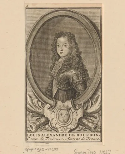 Portret van Louis Alexander van Bourbon