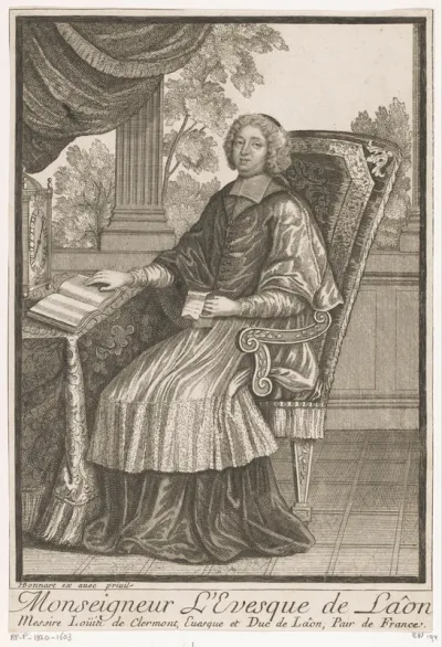 Portret van Louis Annet de Clermont de Chaste de Roussillon