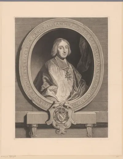 Portret van Louis Antoine de Noailles