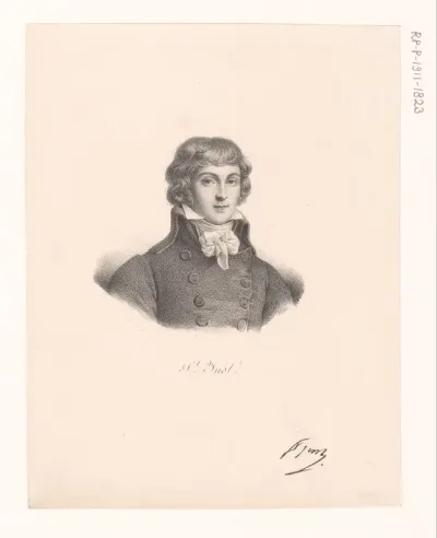 Portret van Louis Antoine de Saint-Just
