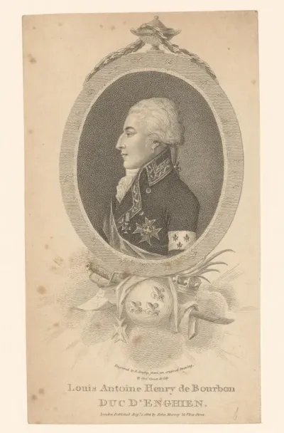Portret van Louis Antoine Henri de Bourbon-Condé