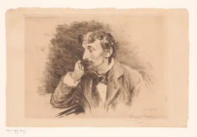 Portret van Louis Artan de Saint-Martin