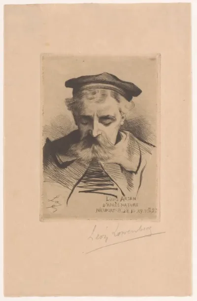Portret van Louis Artan