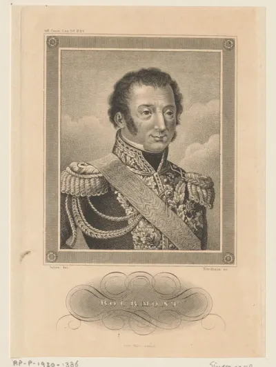 Portret van Louis-Auguste-Victor de Ghaisne de Bourmont
