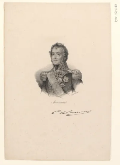 Portret van Louis-Auguste-Victor de Ghaisne de Bourmont