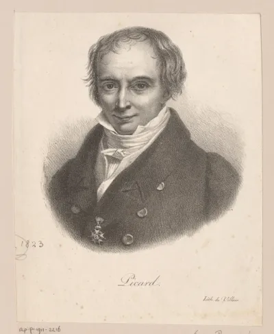 Portret van Louis-Benoît Picard