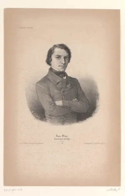 Portret van Louis Blanc