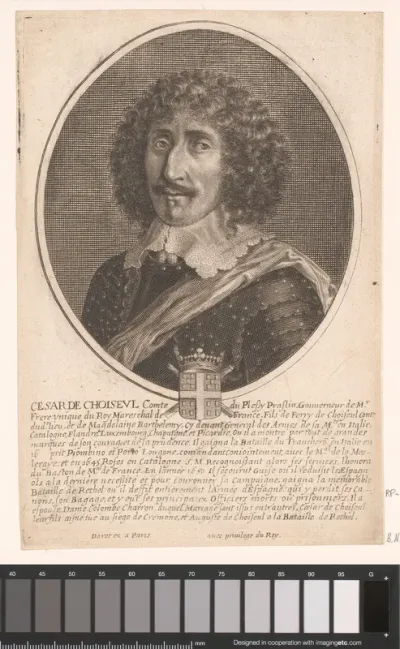 Portret van Louis Charles d'Albert de Luynes
